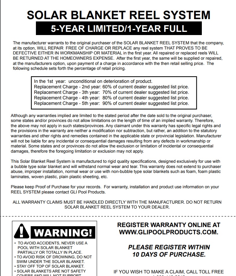 ﻿GLI Solar Blanket Reel System
